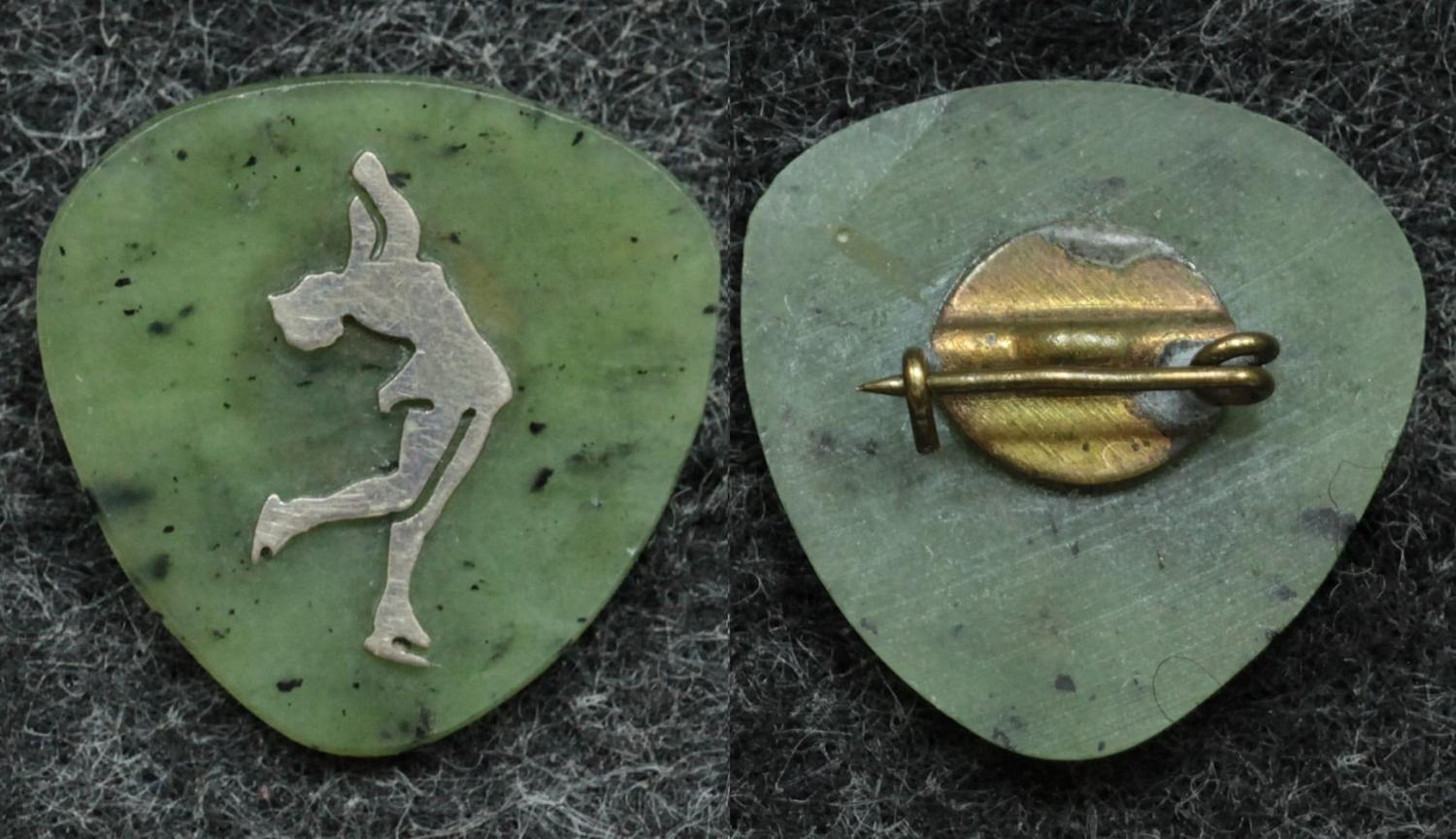 Знак Фигурное катание Олимпиада 1980 от Аукциона Значки и Знаки