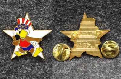 Знак Олимпиада 1984 год Лос-Анджелес США Метание ядра