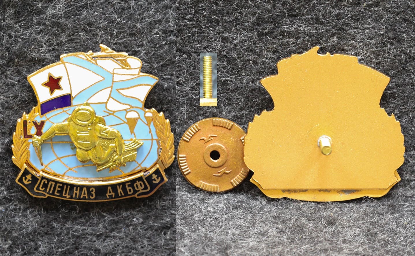 Знак ВМФ Спецназ ДКБФ