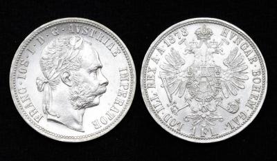 Монета Австрия 1 флорин 1878 год (12) Монета Австрия 1 флорин 1878 год (12)