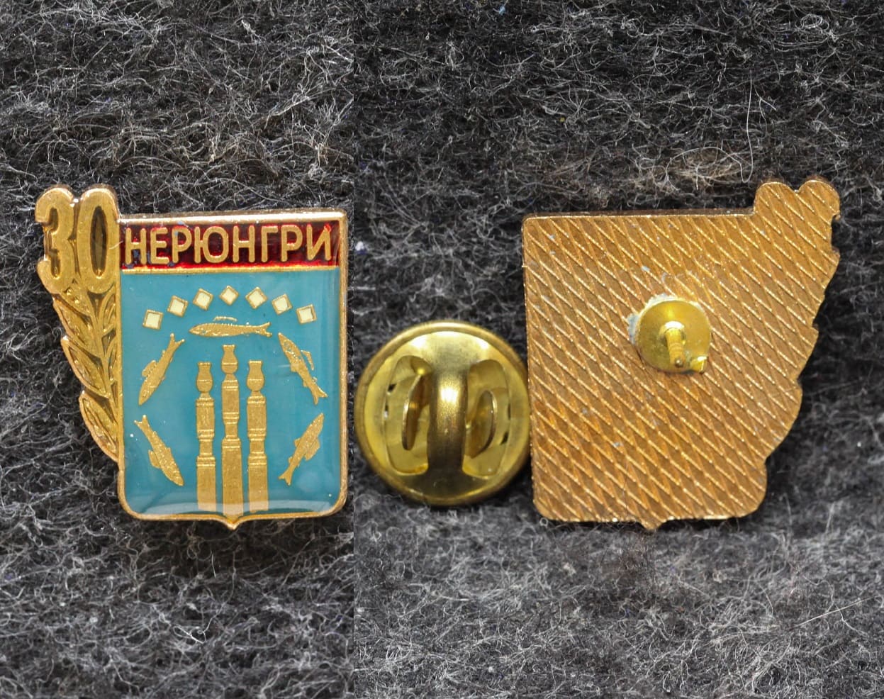 Знак Якутия Герб Нерюнгри 30 лет от Аукциона Значки и Знаки