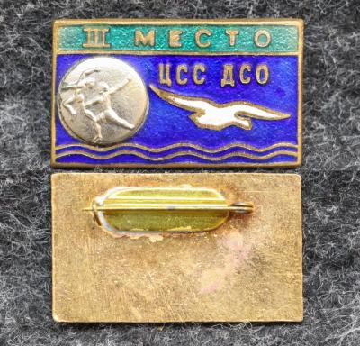 Призовой знак первенства ДСО Буревестник Акробатика III место