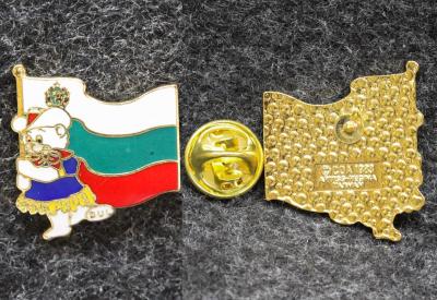 Знак Олимпиада Калгари 1988 год Канада Флаг Сборная Болгарии