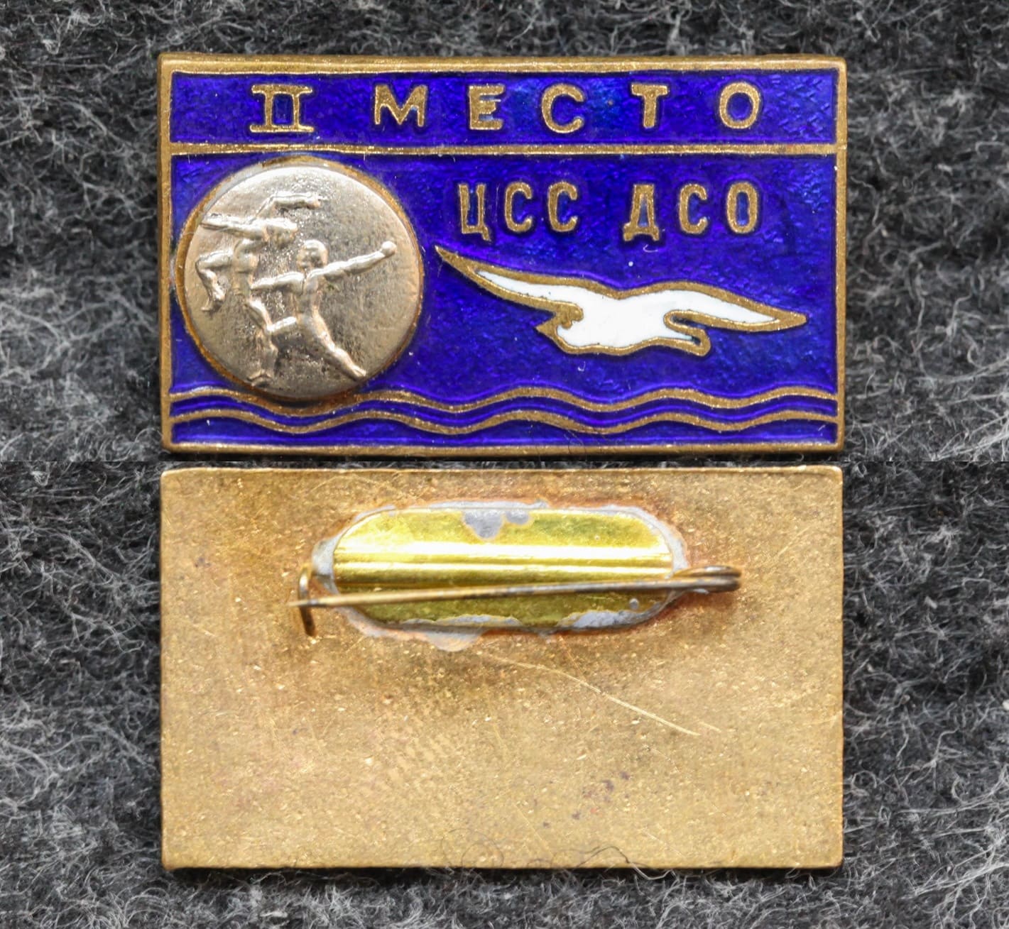 Призовой знак первенства ДСО Буревестник Акробатика II место от Аукциона Значки и Знаки