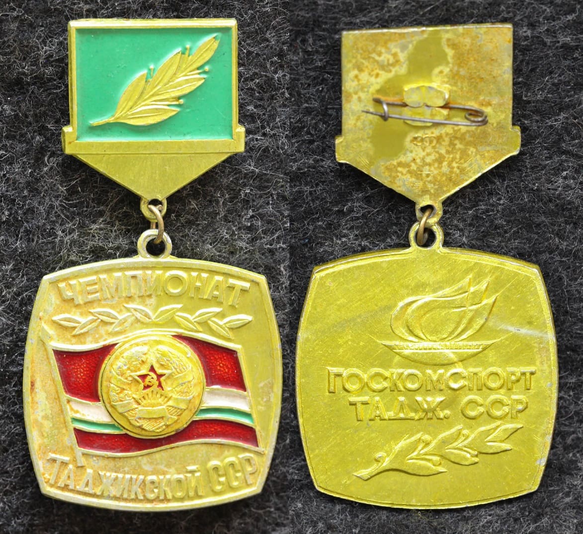 Знак Чемпионат Таджикской ССР от Аукциона Значки и Знаки
