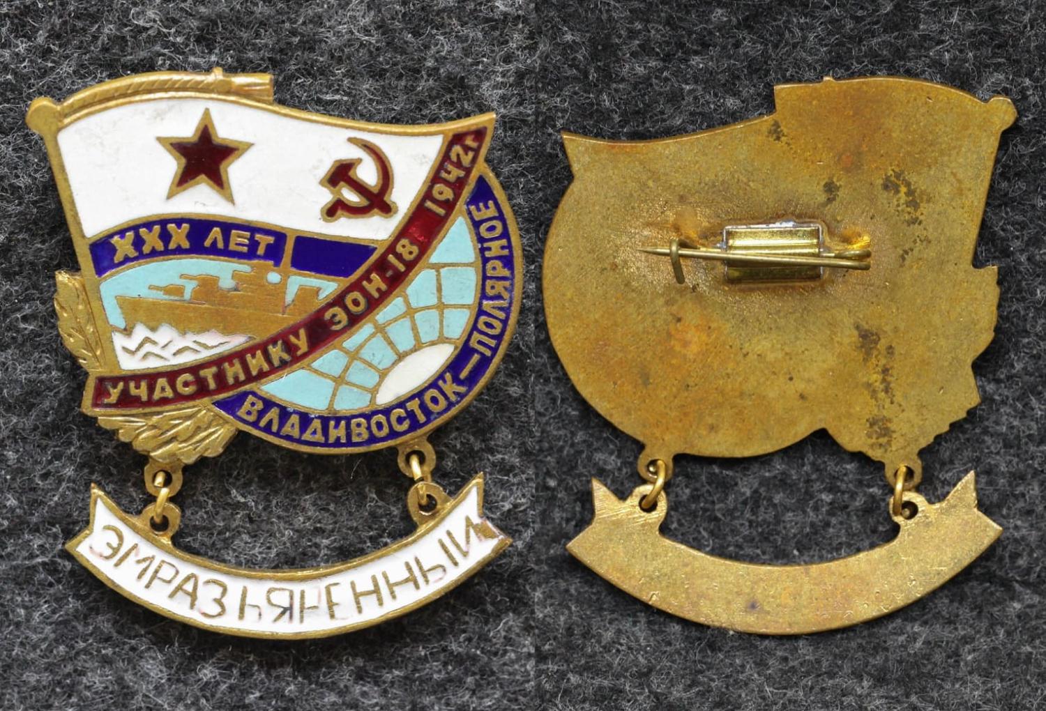 Знак ВМФ Эсминец Разъярённый