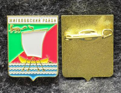 Знак Герб Жигаловский район Иркутская область