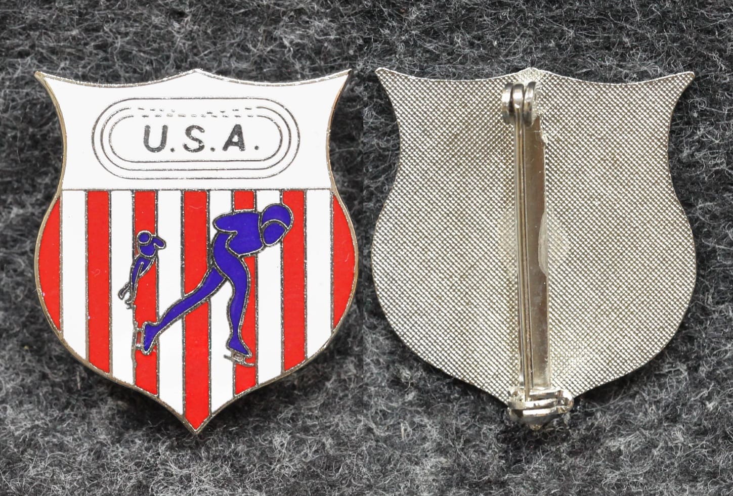 Знак Конькобежный спорт США от Аукциона Значки и Знаки