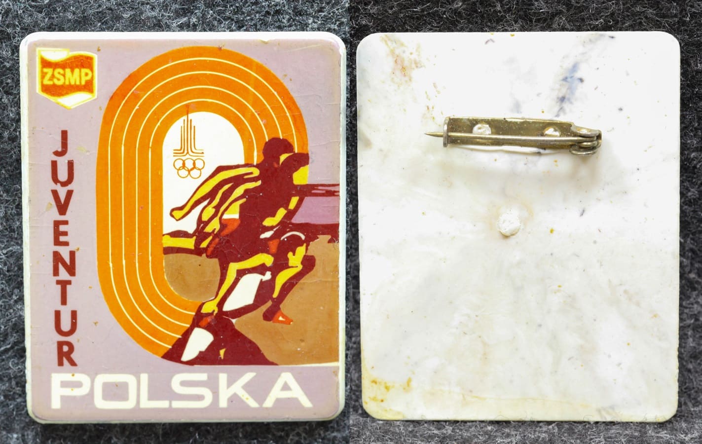 Знак Олимпиада Москва 1980 год Польша от Аукциона Значки и Знаки