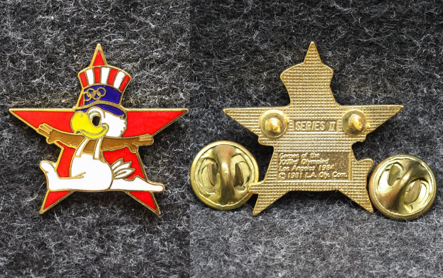 Знак Олимпиада 1984 год Лос-Анджелес США от Аукциона Значки и Знаки