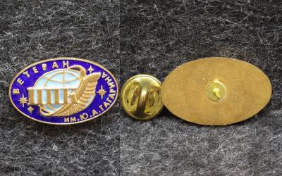 Знак Ветеран ЦПК им Ю А Гагарина