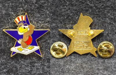 Знак Олимпиада 1984 год Лос-Анджелес США Борьба Знак Олимпиада 1984 год Лос-Анджелес США Борьба