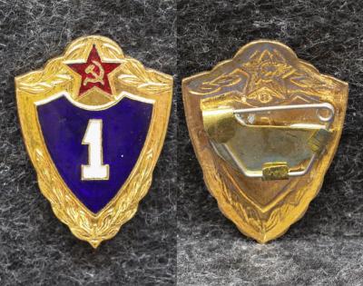 Знак Солдатская классность 1 класс