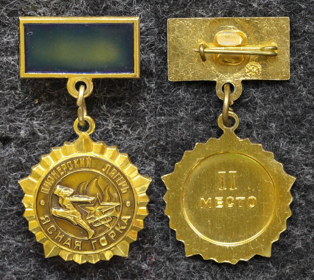 Знак Пионерский лагерь Ясная горка ГТО от Аукциона Значки и Знаки