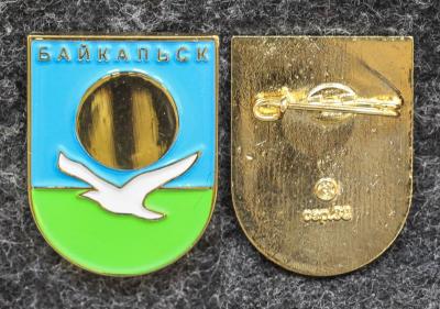 Знак Герб Байкальск Иркутская область Краска Знак Герб Байкальск Иркутская область Краска