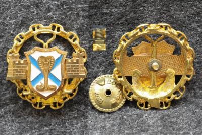 Знак ВМФ Кобра Золотистый