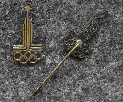 Знак Олимпиада 1980 год Эмблема