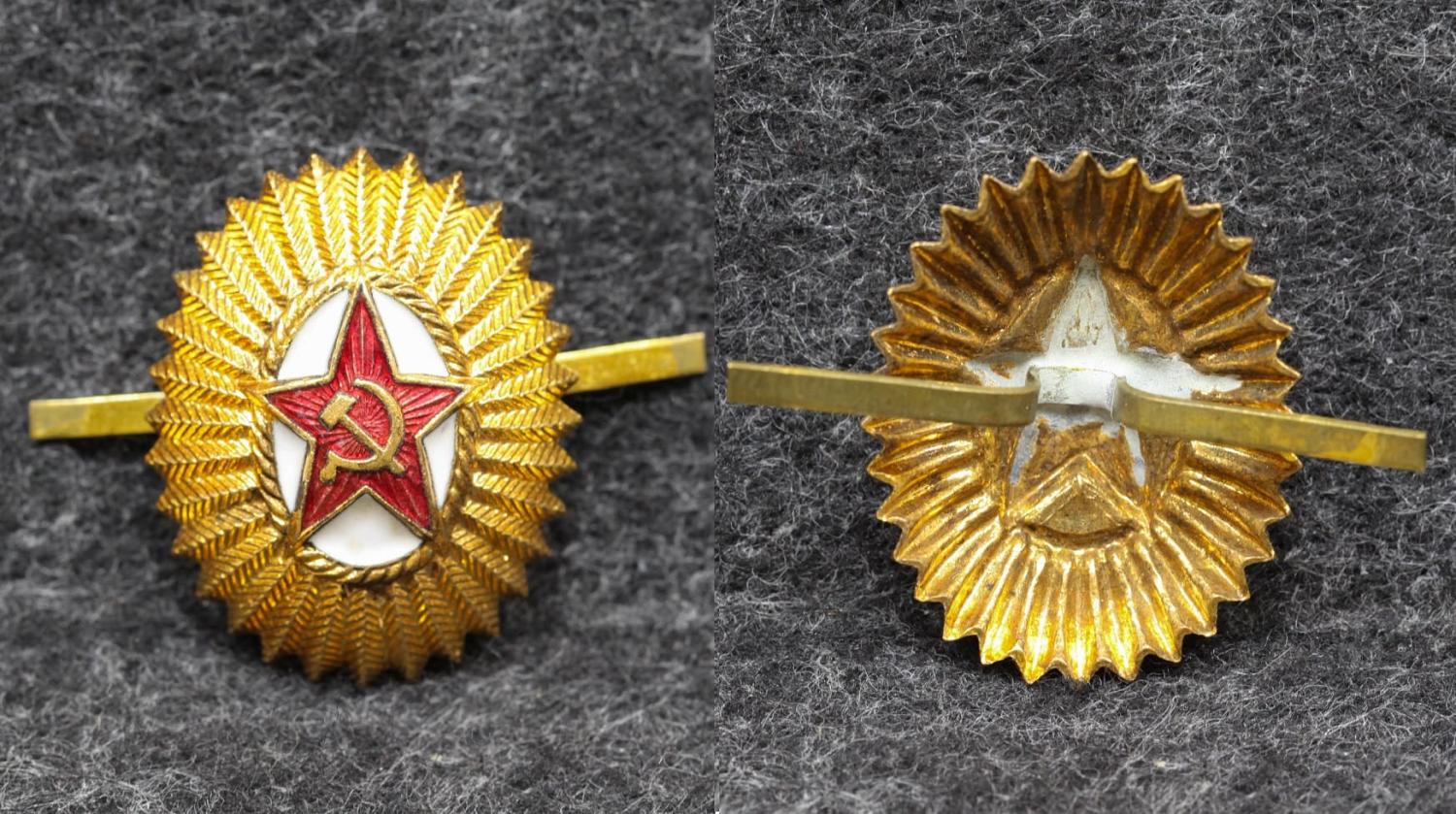 Кокарда ВС СССР Офицеры и сержанты сверхсрочной службы ( повседневная ) от Аукциона Значки и Знаки