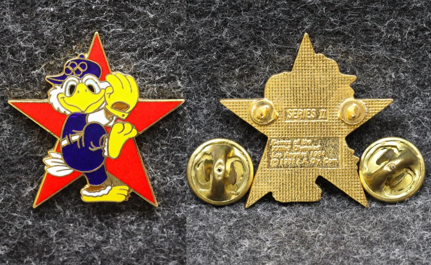 Знак Олимпиада 1984 год Лос-Анджелес США Бейсбол от Аукциона Значки и Знаки