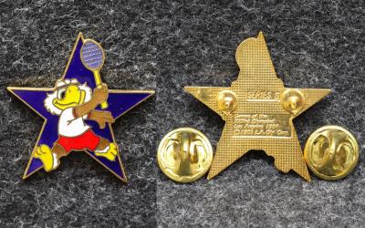 Знак Олимпиада 1984 год Лос-Анджелес США Теннис