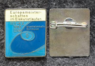 Знак Чемпионат Европы по фигурному катанию 1983 год