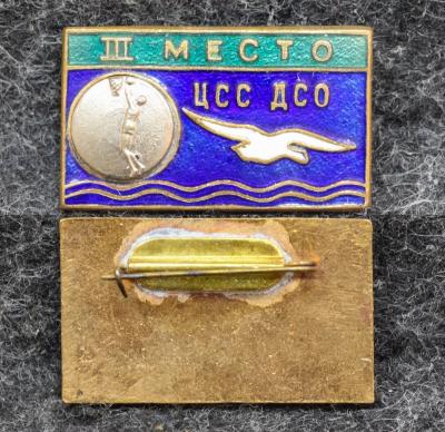 Призовой знак первенства ДСО Буревестник Баскетбол III место