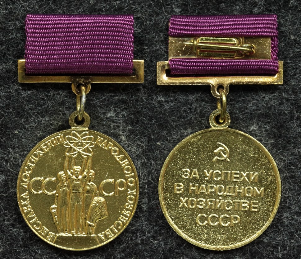 Знак За успехи в народном хозяйстве СССР ВДНХ от Аукциона Значки и Знаки