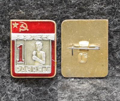 Знак 1 разряд Бокс 