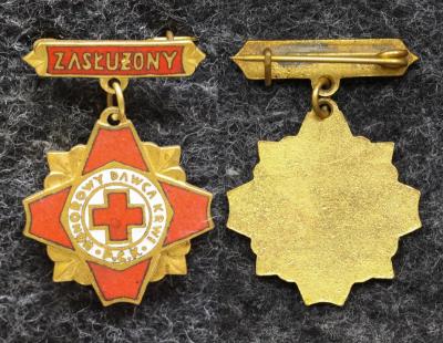 Знак Почётный донор Польша Знак Почётный донор Польша