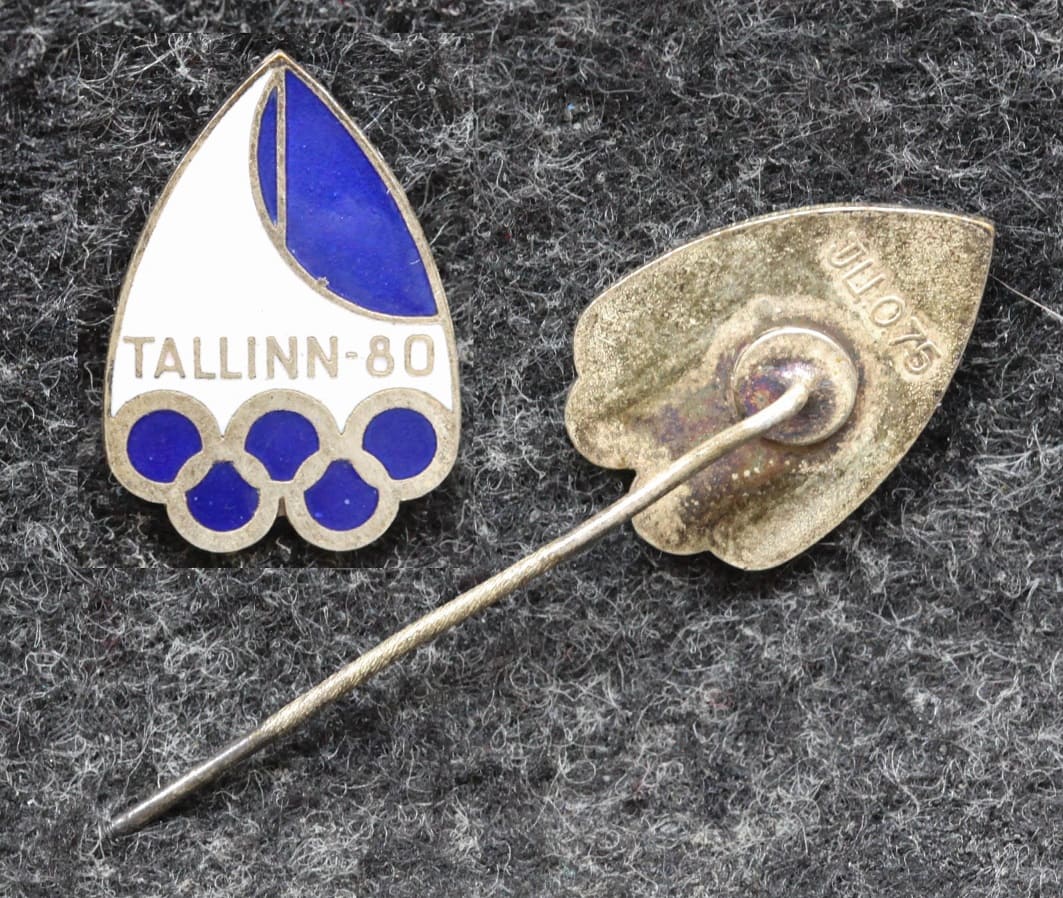 Знак Олимпиада 1980 год Таллин Парусный спорт