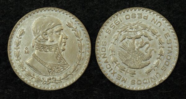 Купить Мексика 1 песо 1958 года (1)