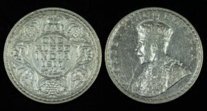 Купить Британская Индия 1 рупия 1917 год