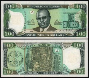 Купить Либерия 100 долларов 2003 год UNC!