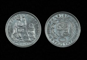 Купить Перу ½ динеро 1916 года (№7)