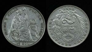 Купить Перу ½ соль 1935 года (№58)