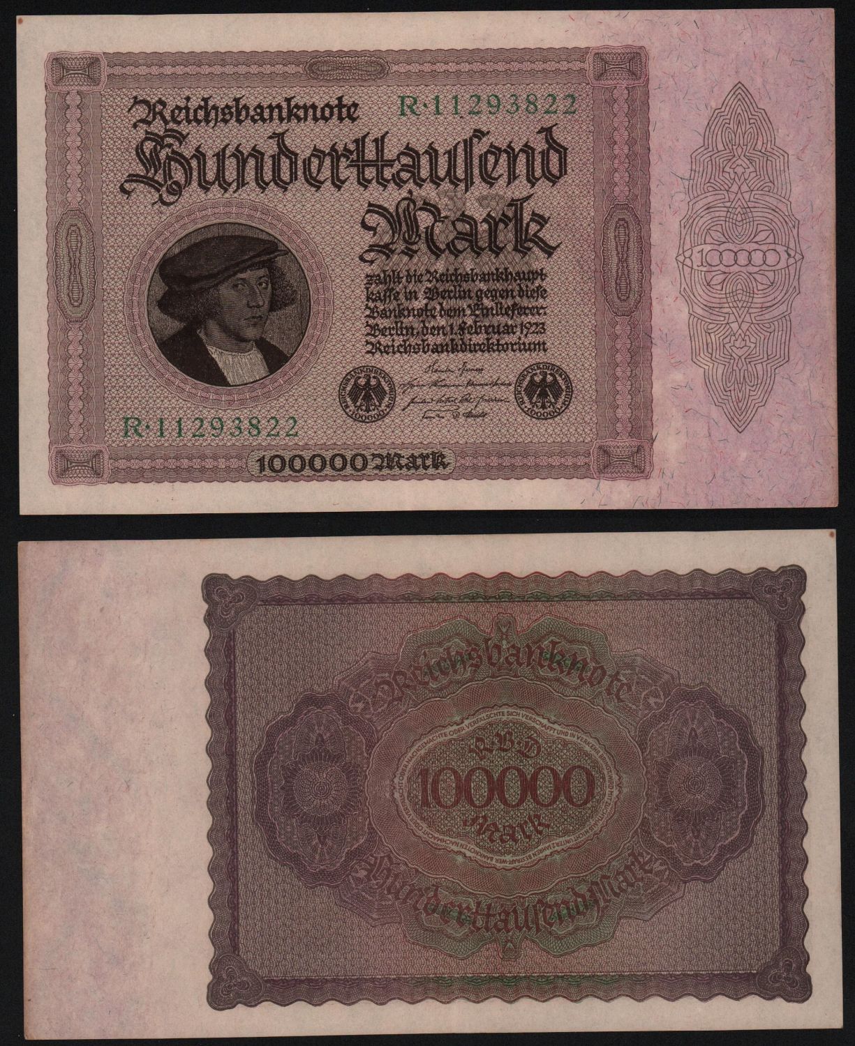 Купить Германия 100000 марок 1923 год aUNC!