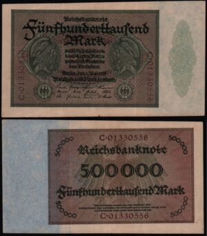 Купить Германия 500000 марок 1923 год из оборота!
