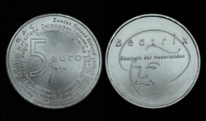 Купить Нидерланды 5 евро 2004 год Члены Евросоюза (№102)