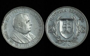 Купить Словакия, 20 крон 1939 год Йозеф Тисо — первый президент Словацкой республики (№173)