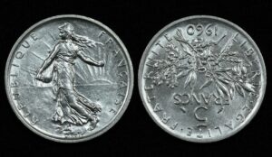 Купить Франция 5 франков 1960 года (№129)