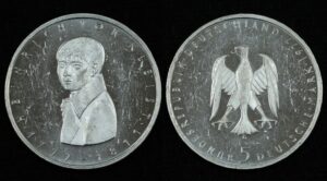 Купить Германия 5 марок 1977 год 200 лет со дня рождения Генриха фон Клейста (№349)