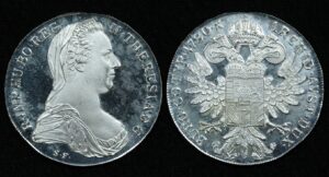 Купить Австрия 1 талер 1780 год Марии Терезии, Рестрайк, PROOF! (№299)