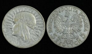Купить Польша 5 злотых 1932 год Королева Ядвига (№321)