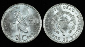 Купить Гватемала 50 сентаво 1962 года (№369)