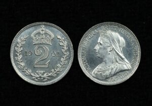 Купить Великобритания 2 пенса 1901 года (№387)