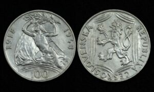 Купить Чехословакия 100 крон 1948 год 30 лет Независимости (№293)