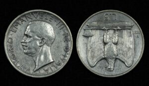 Купить Италия 5 лир 1927 года (№228)