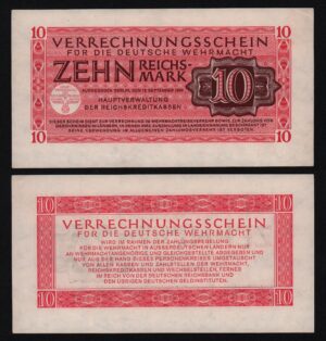 Купить Германия третий рейх 10 марок 1944 года aUNC!