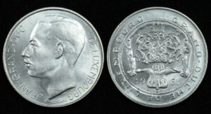 Купить Люксембург 100 франков 1964 года (№403)