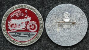 Купить Знак Мотоцикл Минск 3-115 год